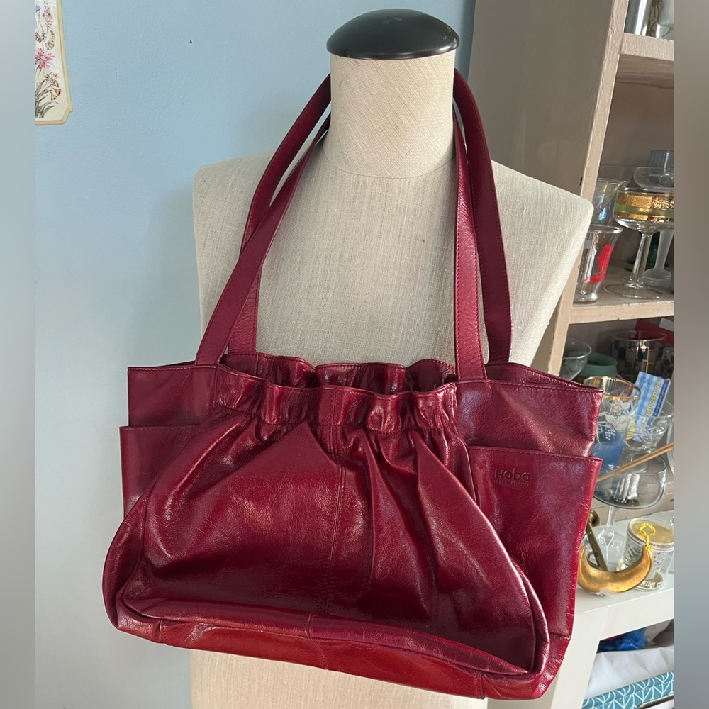 Red HOBO Shoulder Bag